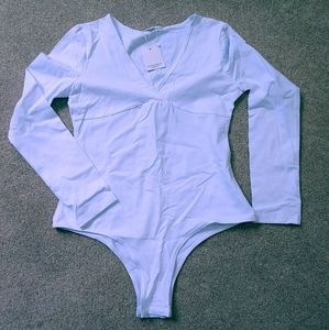 White mango pop bodysuit